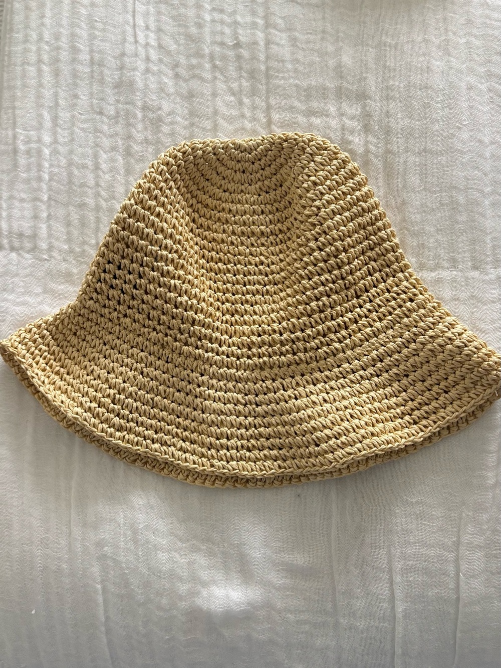 H&M Divided Crochet Bucket Hat - Beige